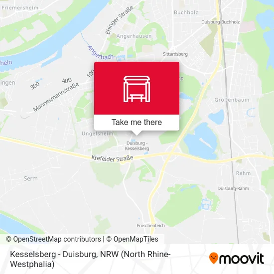Карта Kesselsberg - Duisburg
