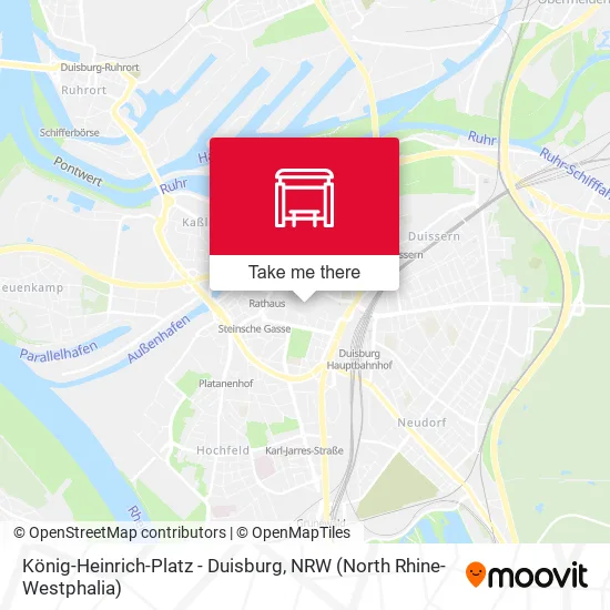 König-Heinrich-Platz - Duisburg map