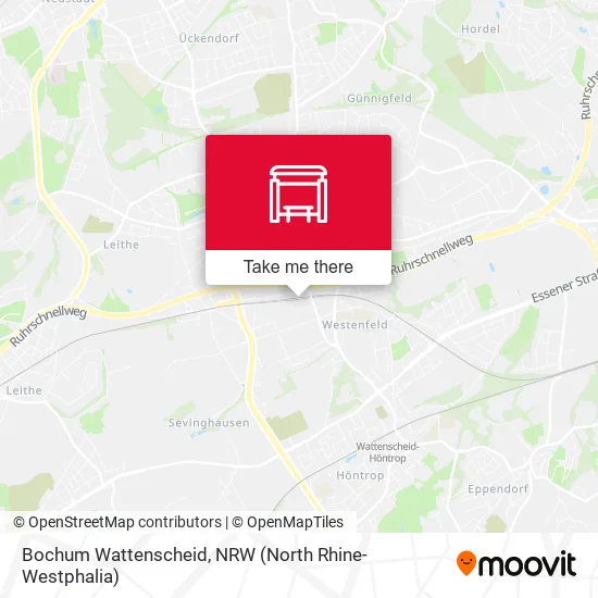 Карта Bochum Wattenscheid