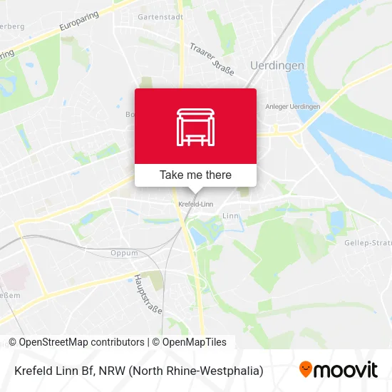 Карта Krefeld Linn Bf