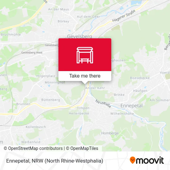 Карта Ennepetal