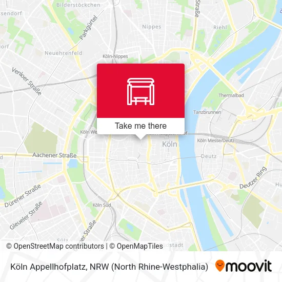 Карта Köln Appellhofplatz