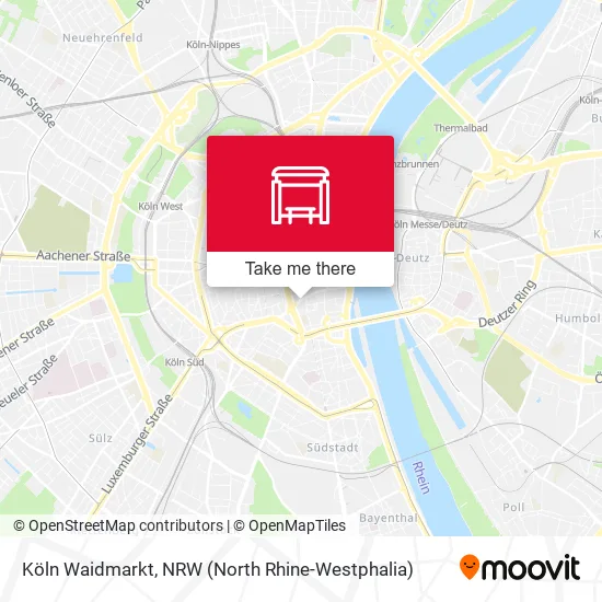 Карта Köln Waidmarkt