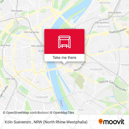 Карта Köln Suevenstr.