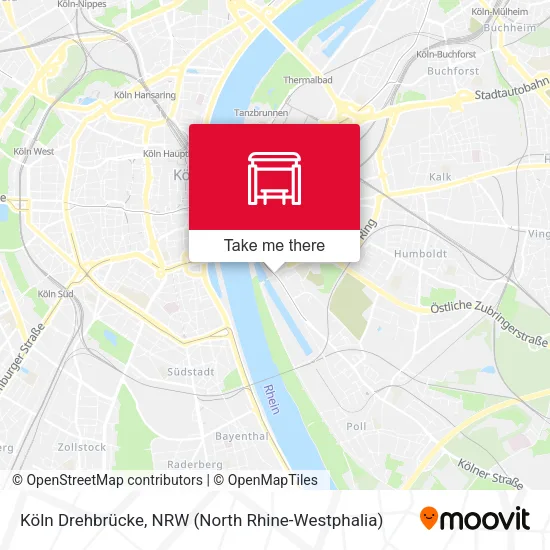 Карта Köln Drehbrücke