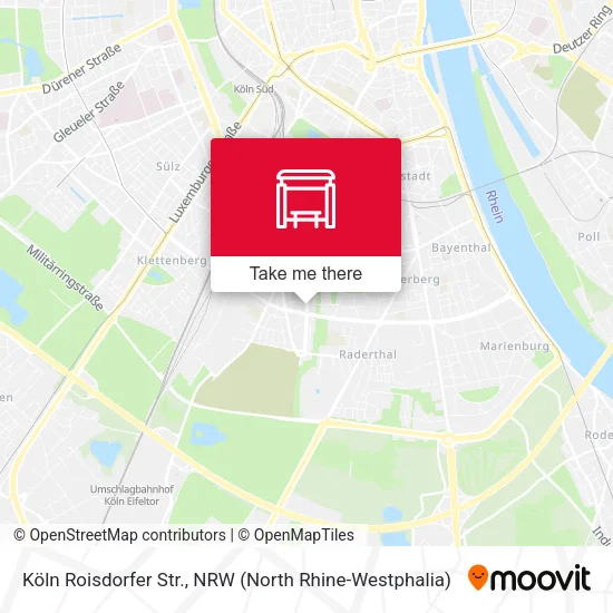 Карта Köln Roisdorfer Str.