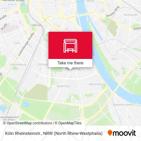 Карта Köln Rheinsteinstr.