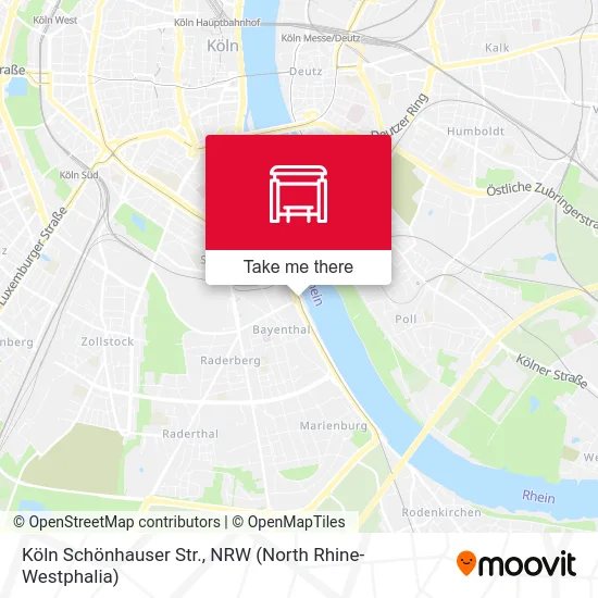 Карта Köln Schönhauser Str.