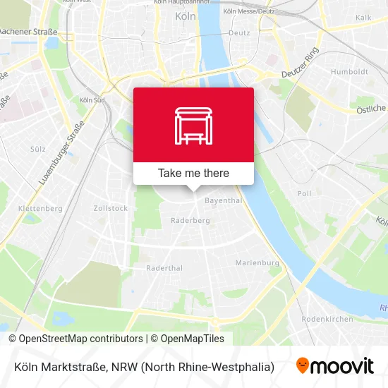 Карта Köln Marktstraße