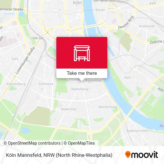 Карта Köln Mannsfeld