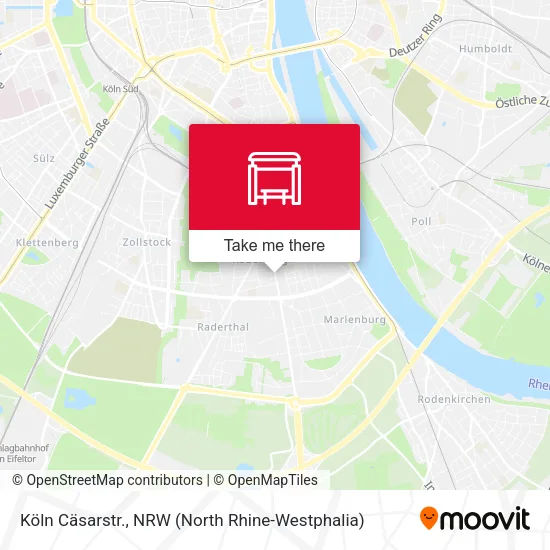 Карта Köln Cäsarstr.