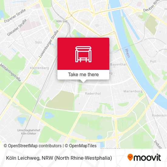 Карта Köln Leichweg