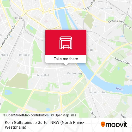 Köln Goltsteinstr./Gürtel map