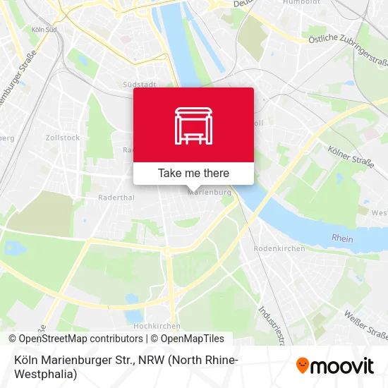 Карта Köln Marienburger Str.