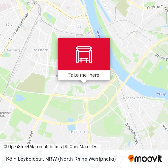 Карта Köln Leyboldstr.
