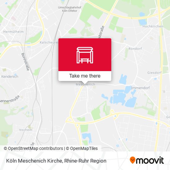 Köln Meschenich Kirche map