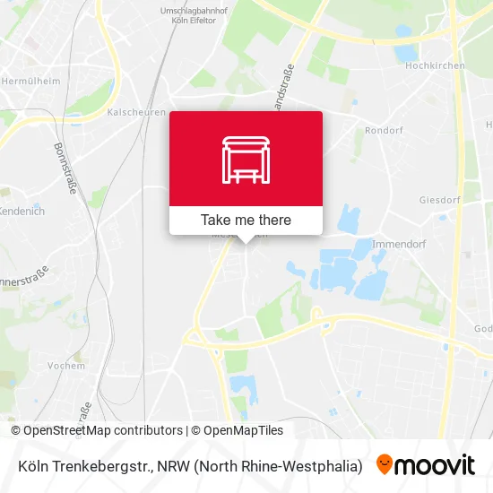 Карта Köln Trenkebergstr.