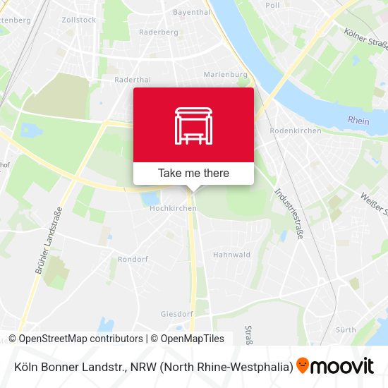 Карта Köln Bonner Landstr.