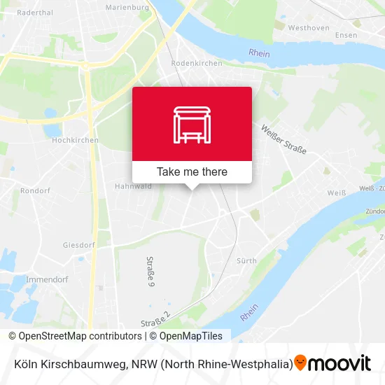 Карта Köln Kirschbaumweg