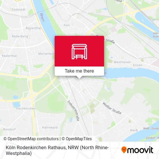 Köln Rodenkirchen Rathaus map