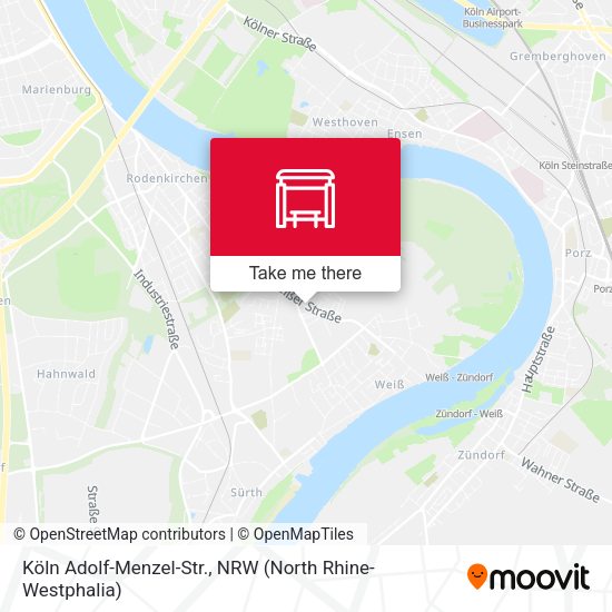 Карта Köln Adolf-Menzel-Str.