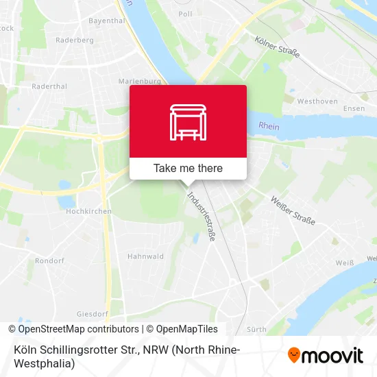 Карта Köln Schillingsrotter Str.