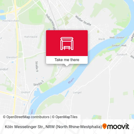 Карта Köln Wesselinger Str.