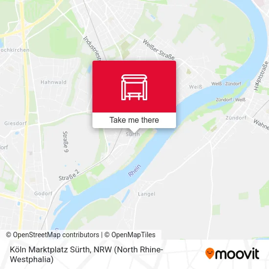 Карта Köln Marktplatz Sürth