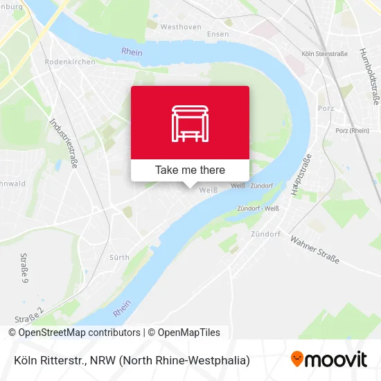 Карта Köln Ritterstr.