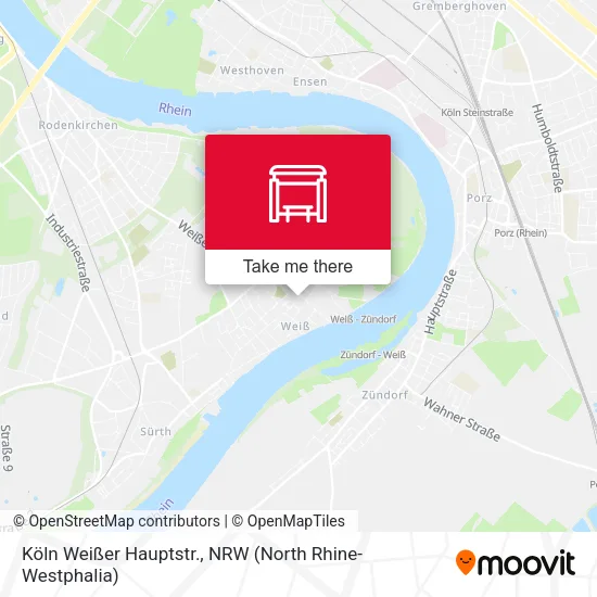 Карта Köln Weißer Hauptstr.