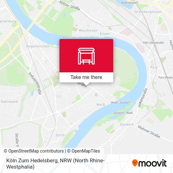 Карта Köln Zum Hedelsberg
