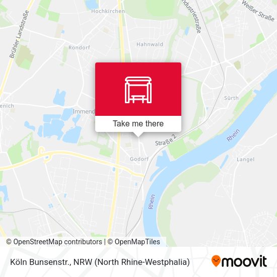 Карта Köln Bunsenstr.