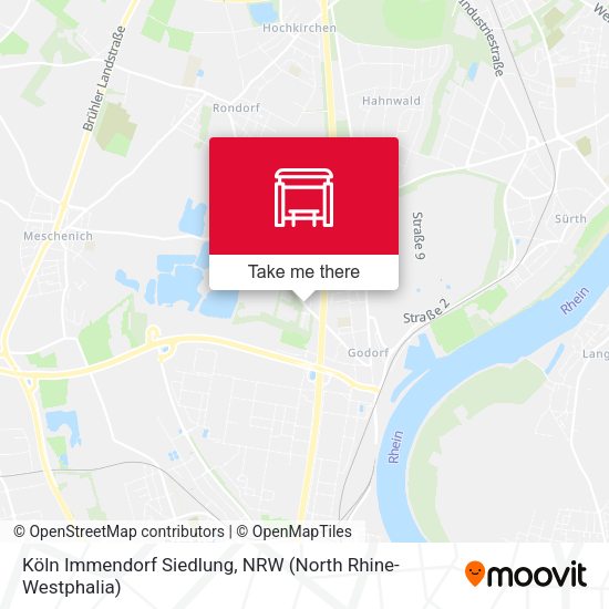 Карта Köln Immendorf Siedlung