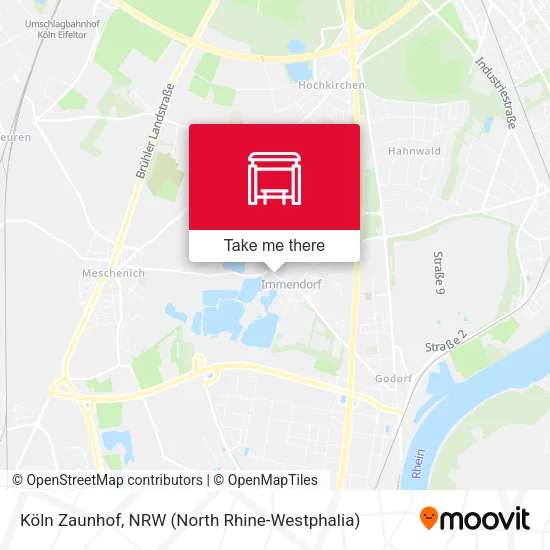 Карта Köln Zaunhof