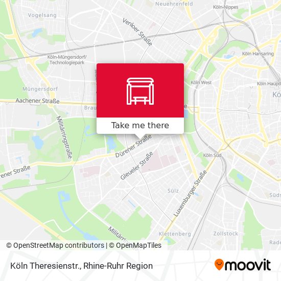 Köln Theresienstr. map