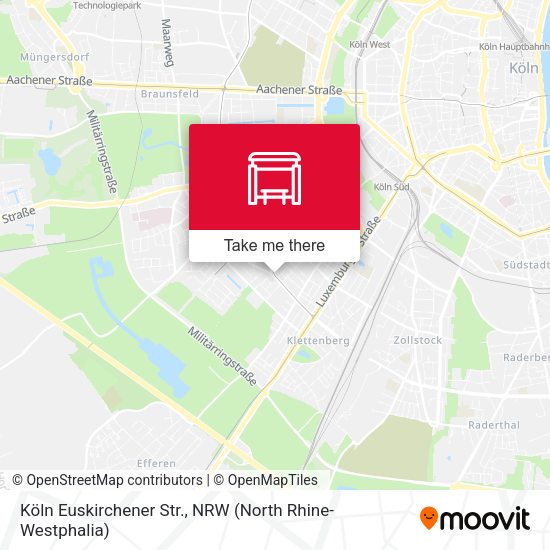 Карта Köln Euskirchener Str.