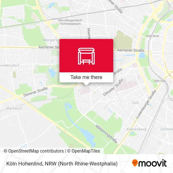 Карта Köln Hohenlind