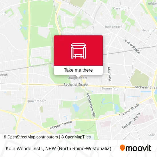 Карта Köln Wendelinstr.