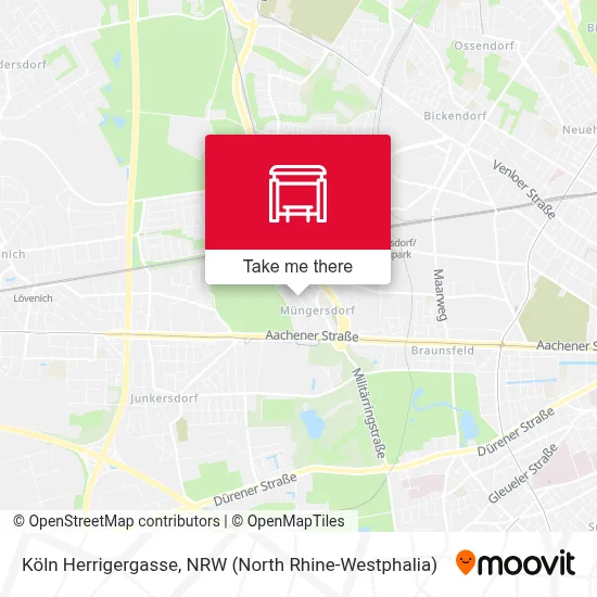 Köln Herrigergasse map