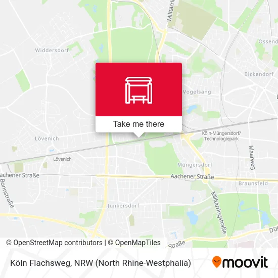 Карта Köln Flachsweg
