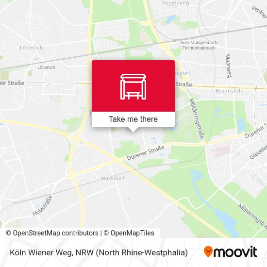 Карта Köln Wiener Weg