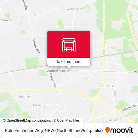 Карта Köln Frechener Weg