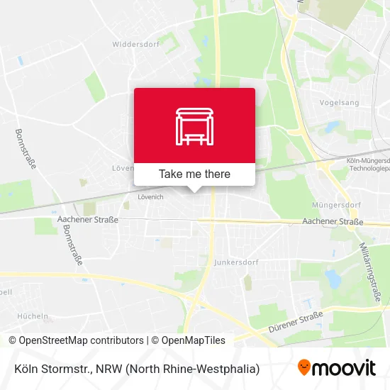 Карта Köln Stormstr.