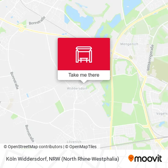 Карта Köln Widdersdorf