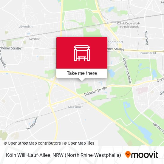 Köln Willi-Lauf-Allee map