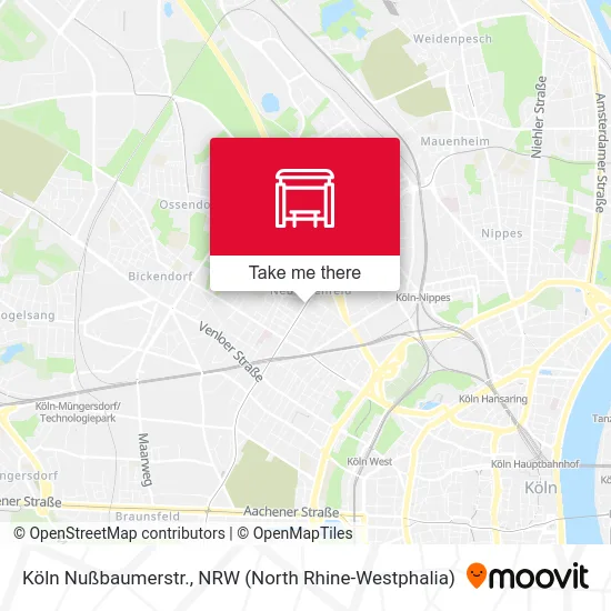 Карта Köln Nußbaumerstr.