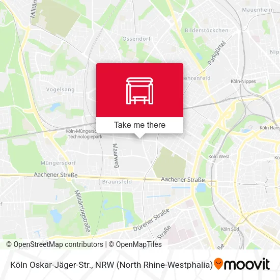 Карта Köln Oskar-Jäger-Str.