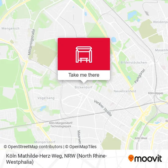 Карта Köln Mathilde-Herz-Weg