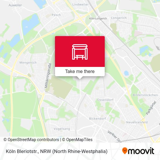 Карта Köln Bleriotstr.