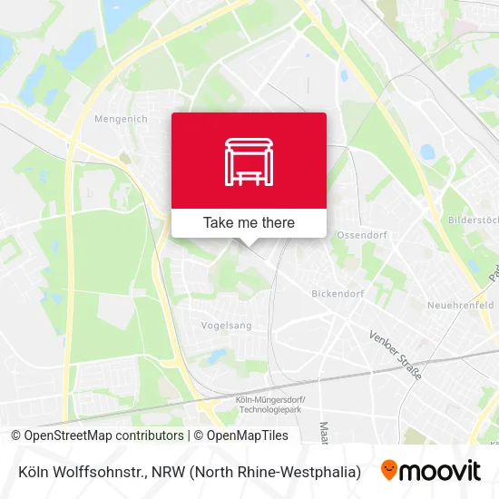 Карта Köln Wolffsohnstr.